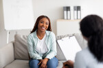 Woman in therapy session