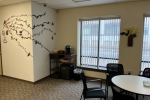 PICTURE OF CLASSROOM AND MURAL